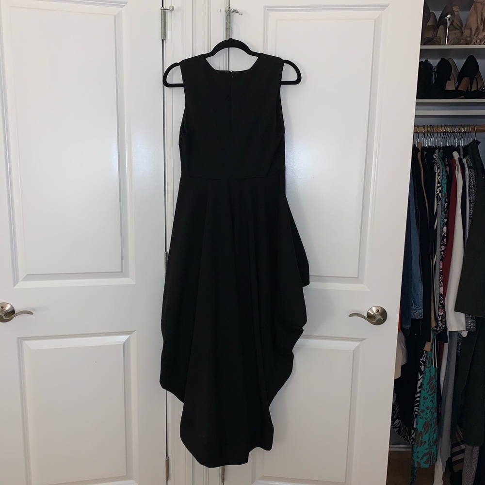 Fashion Nova Black High Low Ruffle Top - Picture 8 of 8
